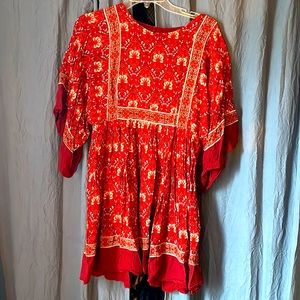 Bohemian mini dress